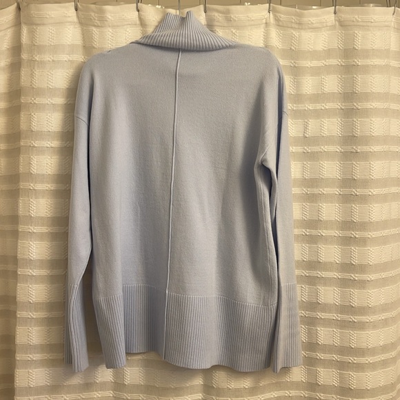 French Connection Baby Blue Turtleneck Sweater Medium - Picture 6 of 6